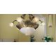 Candelabre, Lustre - Candelabru design floral LUX realizat manual Rose