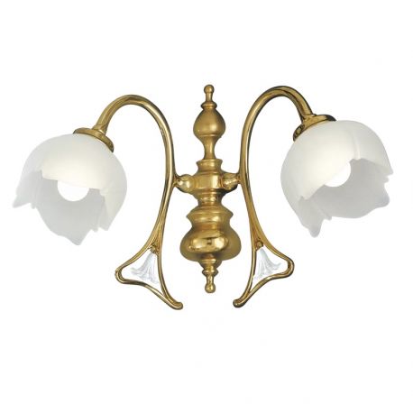 Aplice, corpuri de iluminat pentru pereti - Aplica de perete design floral LUX realizata manual Liberty