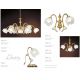 Aplice, corpuri de iluminat pentru pereti - Aplica de perete design floral LUX realizata manual Liberty