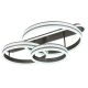 Plafoniere - Plafoniera LED cu telecomanda design modern Grouni 80x50cm