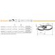 Plafoniere - Plafoniera LED cu telecomanda design modern Grouni 80x50cm