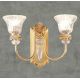 Aplice, corpuri de iluminat pentru pereti - Aplica de perete LUX design clasic realizat manual Natascia