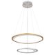 Pendule, Lustre suspendate - Lustra LED suspendata cu telecomanda design modern UMBRA