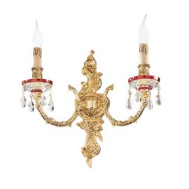 Aplica de perete LUX realizata manual cu cristale Scholer Edgard