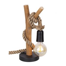 Veioze - Veioza/Lampa de masa design natural lemn NERIDA