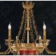 Candelabre, Lustre - Candelabru LUX realizat manual cu cristale Scholer Edgard, 120cm