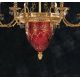 Candelabre, Lustre - Candelabru LUX realizat manual cu cristale Scholer Edgard, 120cm