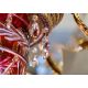 Candelabre, Lustre - Candelabru LUX realizat manual cu cristale Scholer Edgard, 120cm