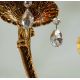 Candelabre, Lustre - Candelabru LUX realizat manual cu cristale Scholer Edgard, 120cm