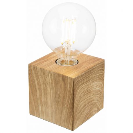 Veioze - Veioza/Lampa de masa minimalista lemn LEONIE