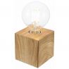 Veioza/Lampa de masa minimalista lemn LEONIE
