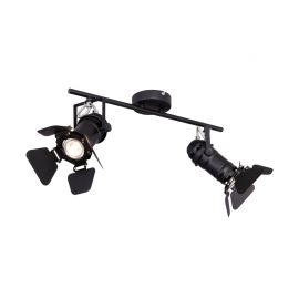 Plafoniere cu spoturi, Spoturi aplicate - Plafoniera metal stil industrial EGON 2L