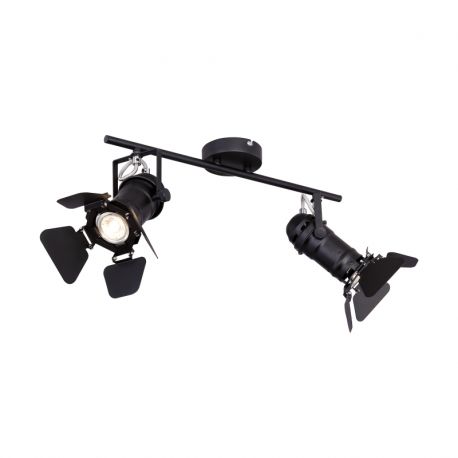Plafoniere cu spoturi, Spoturi aplicate - Plafoniera metal stil industrial EGON 2L