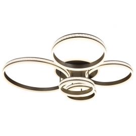 Plafoniere - Plafoniera LED cu telecomanda design modern Grouni 114x91cm