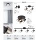 Aplice cu Spot - Aplica de perete cu spot directionabil stil minimalist Konrad