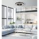 Lustre cu ventilator - Lustra LED cu ventilator si telecomanda BLIZZAK