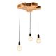 Pendule, Lustre suspendate - Lustra cu 3 pendule design unic HYPNOTIC 50cm