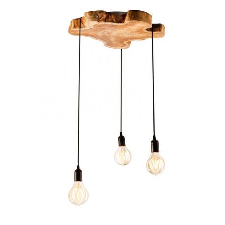 Pendule, Lustre suspendate - Lustra cu 3 pendule design unic HYPNOTIC 50cm