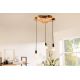 Pendule, Lustre suspendate - Lustra cu 3 pendule design unic HYPNOTIC 50cm