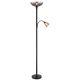 Lampadare - Lampadar/Lampa de podea BLADE negru/fumuriu