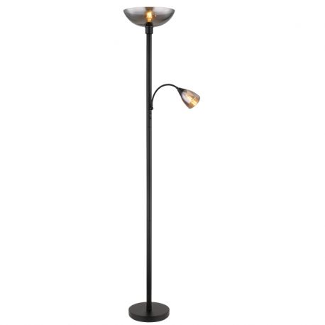 Lampadare - Lampadar/Lampa de podea BLADE negru/fumuriu