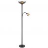 Lampadar/Lampa de podea BLADE negru/fumuriu
