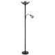 Lampadare - Lampadar/Lampa de podea BLADE negru/fumuriu