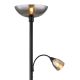 Lampadare - Lampadar/Lampa de podea BLADE negru/fumuriu