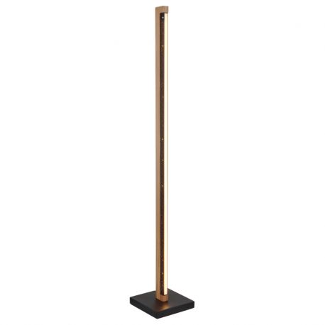 Lampadare - Lampadar LED design natural lemn STARLA