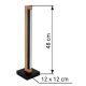 Veioze - Veioza LED design natural lemn STARLA