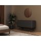 Comode - Comoda deosebita design LUX Dark Grey-Walnut 140x45cm