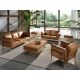 Canapele - Canapea 3 locuri LUX design italian Cowhide camel