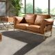 Canapele - Canapea 2 locuri LUX design italian Cowhide camel