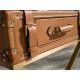 Masute Living - Masuta auxiliara LUX design italian Cowhide camel