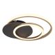 Plafoniere - Plafoniera LED design circular JULIO negru/gri