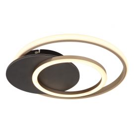 Plafoniere - Plafoniera LED design circular JULIO negru/gri