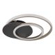 Plafoniere - Plafoniera LED design circular JULIO negru/gri
