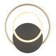 Plafoniere - Plafoniera LED design circular JULIO negru/gri