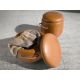 Banchete-Tabureti - Taburete cu spatiu de depozitare LUX design italian Cowhide camel