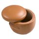 Banchete-Tabureti - Taburete cu spatiu de depozitare LUX design italian Cowhide camel