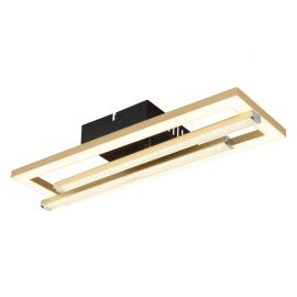 Plafoniere - Plafoniera LED design HIGHWAY negru/auriu