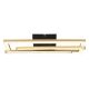 Plafoniere - Plafoniera LED design HIGHWAY negru/auriu