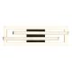 Plafoniere - Plafoniera LED design HIGHWAY negru/auriu