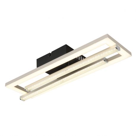 Plafoniere - Plafoniera LED design HIGHWAY negru/nickel