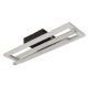 Plafoniere - Plafoniera LED design HIGHWAY negru/nickel