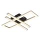 Plafoniere - Plafoniera LED design HIGHWAY negru/nickel