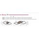 Plafoniere - Plafoniera LED design slim BARD 15W