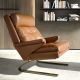 Fotolii - Fotoliu LUX design italian Cowhide camel