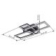 Plafoniere - Plafoniera LED design slim SAPENA 24W