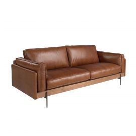 Canapele - Canapea 3 locuri LUX design italian Tobacco brown